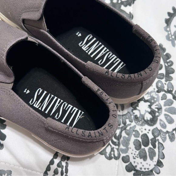 AllSaints Slip-On Canvas Sneaker - Men’s - Picture 5 of 6